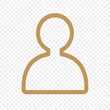 Golden Retriever Icon with Warm Background